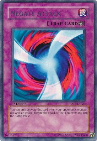 Negate Attack - DP1-EN027 - Rare - 1st Edition