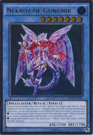 Nekroz of Gungnir - SECE-EN044 - Secret Rare - Unlimited