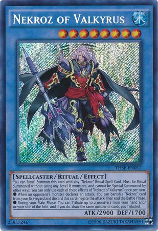 Nekroz of Valkyrus - THSF-EN017 - Secret Rare - Unlimited