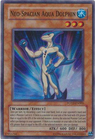 Neo-Spacian Aqua Dolphin - POTD-EN003 - Super Rare - Unlimited