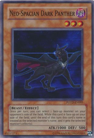 Neo-Spacian Dark Panther - POTD-EN005 - Super Rare - Unlimited