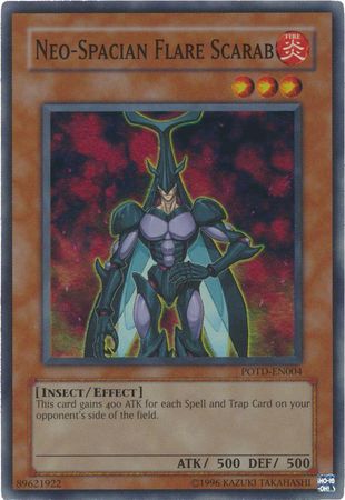 Neo-Spacian Flare Scarab - POTD-EN004 - Super Rare - Unlimited
