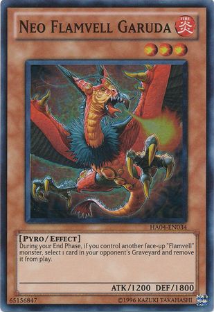 Neo Flamvell Garuda - HA04-EN034 - Super Rare - Unlimited