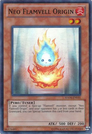 Neo Flamvell Origin - HA04-EN031 - Super Rare - Unlimited