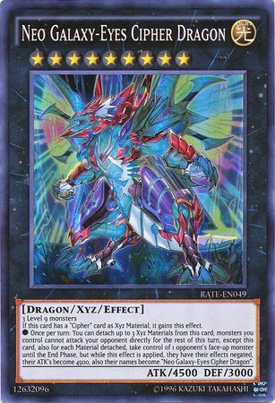 Neo Galaxy-Eyes Cipher Dragon - RATE-EN049 - Super Rare - Unlimited