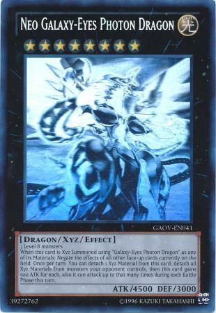 Neo Galaxy-Eyes Photon Dragon - GAOV-EN041 - Ghost Rare - Unlimited