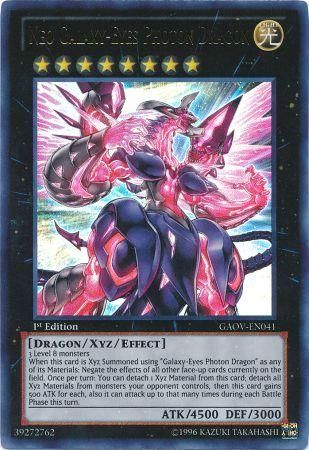 Neo Galaxy-Eyes Photon Dragon - GAOV-EN041 - Ultra Rare - 1st Edition