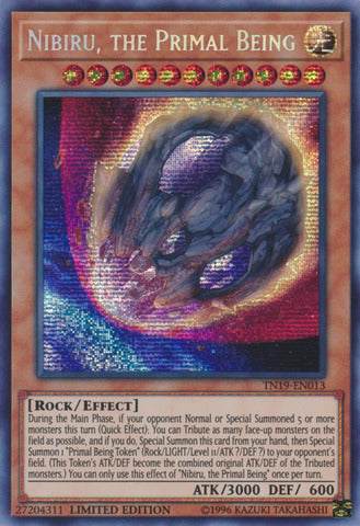 Nibiru, the Primal Being - TN19-EN013 - Prismatic Secret Rare - Limited