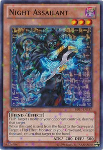 Night Assailant - BP01-EN187 - Starfoil Rare - 1st Edition
