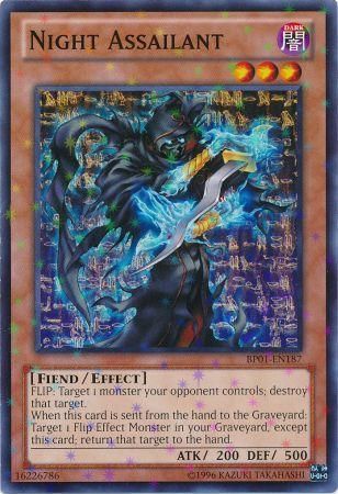 Night Assailant - BP01-EN187 - Starfoil Rare - Unlimited