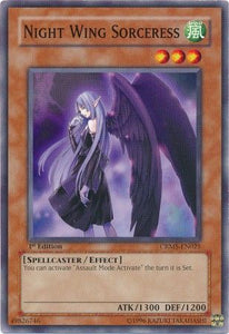 Night Wing Sorceress - CRMS-EN025 - Common - 1st Edition