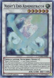 Night's End Administrator - DAMA-EN083 - Super Rare - 1st Edition