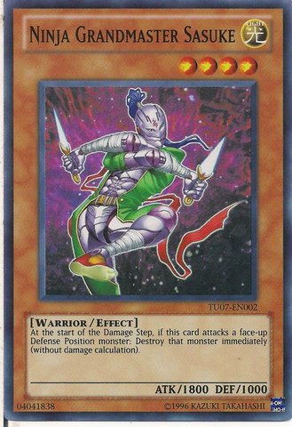 Ninja Grandmaster Sasuke - TU07-EN002 - Super Rare - Unlimited