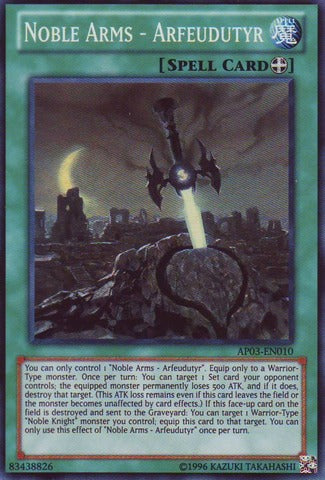 Noble Arms - Arfeudutyr - AP03-EN010 - Super Rare - Unlimited