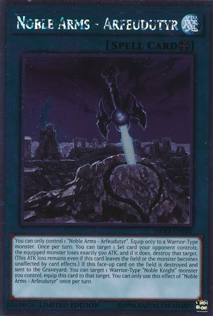 Noble Arms - Arfeudutyr - NKRT-EN020 - Platinum Rare - Limited