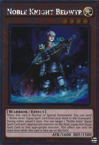 Noble Knight Bedwyr - NKRT-EN002 - Platinum Rare - Limited