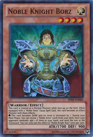 Noble Knight Borz - SHSP-EN085 - Super Rare - Unlimited