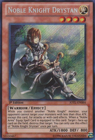 Noble Knight Drystan - JOTL-EN084 - Secret Rare - 1st Edition