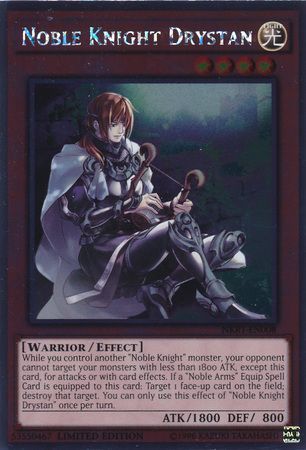 Noble Knight Drystan - NKRT-EN008 - Platinum Rare - Limited