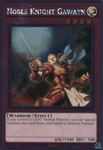 Noble Knight Gawayn - NKRT-EN004 - Platinum Rare - Limited