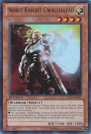 Noble Knight Gwalchavad - LTGY-EN081 - Ultra Rare - 1st Edition