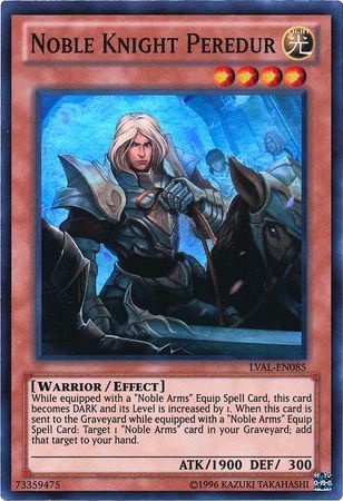 Noble Knight Peredur - LVAL-EN085 - Super Rare - Unlimited