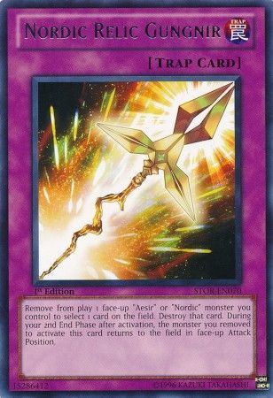 Nordic Relic Gungnir - STOR-EN070 - Rare - 1st Edition