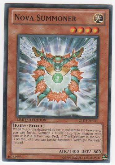 Nova Summoner - GLD3-EN011 - Common - Limited