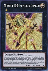 Number 100: Numeron Dragon - DRL3-EN021 - Secret Rare - 1st Edition