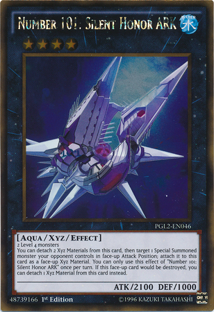 Number 101: Silent Honor ARK - PGL2-EN046 - Gold Rare - Unlimited