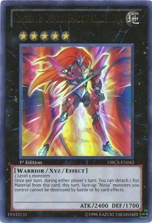 Number 12: Crimson Shadow Armor Ninja - ORCS-EN042 - Ultra Rare - 1st Edition