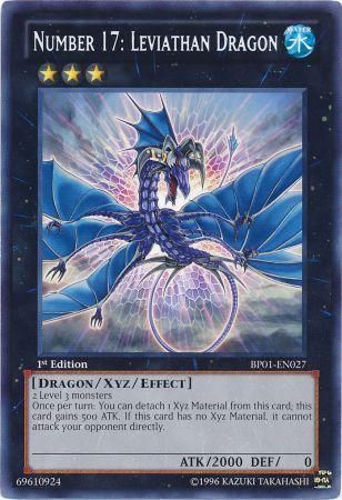 Number 17: Leviathan Dragon - BP01-EN027 - Rare - 1st Edition