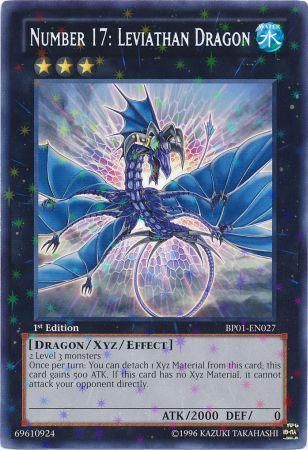 Number 17: Leviathan Dragon - BP01-EN027 - Starfoil Rare - 1st Edition