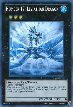 Number 17: Leviathan Dragon - GENF-EN039 - Ghost Rare - Unlimited