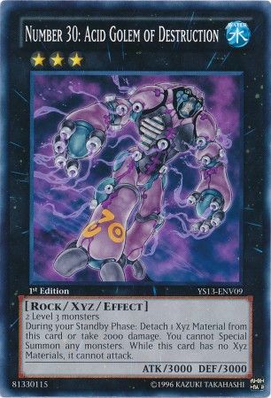 Number 30: Acid Golem of Destruction - YS13-ENV09 - Common - 1st Edition