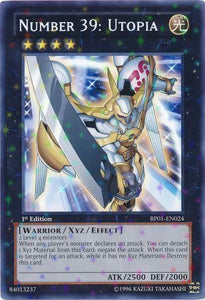 Number 39: Utopia - BP01-EN024 - Starfoil Rare - 1st Edition