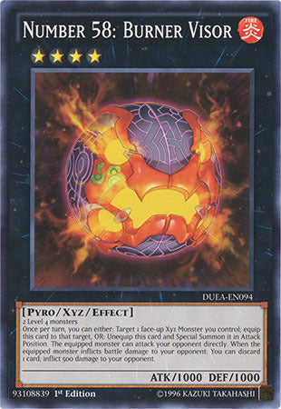 Number 58: Burner Visor - DUEA-EN094 - Common - 1st Edition