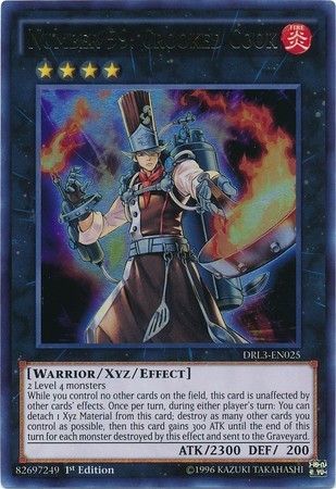 Number 59: Crooked Cook - DRL3-EN025 - Ultra Rare - 1st Edition