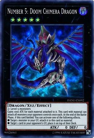Number 5: Doom Chimera Dragon - DANE-EN092 - Super Rare - 1st Edition