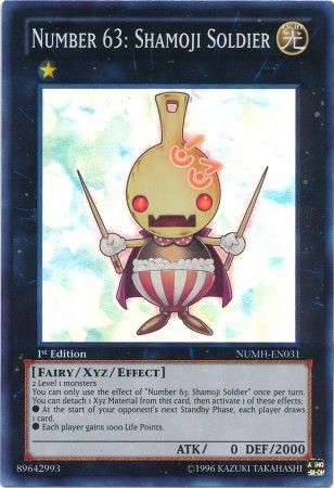 Number 63: Shamoji Soldier - NUMH-EN031 - Super Rare - 1st Edition