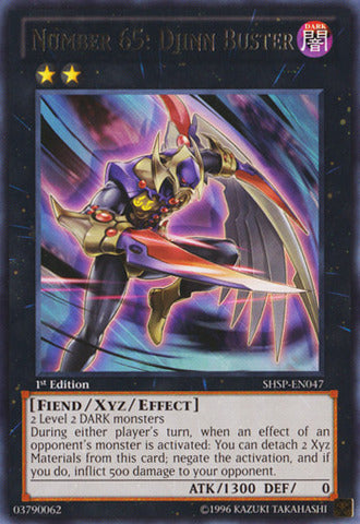 Number 65: Djinn Buster - SHSP-EN047 - Rare - 1st Edition