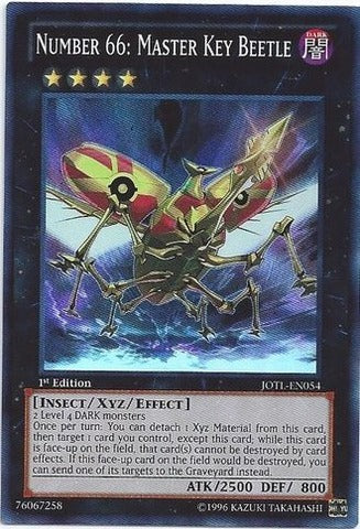 Number 66: Master Key Beetle - JOTL-EN054 - Super Rare - 1st Edition