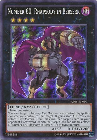 Number 80: Rhapsody in Beserk - AP06-EN010 - Super Rare - Unlimited