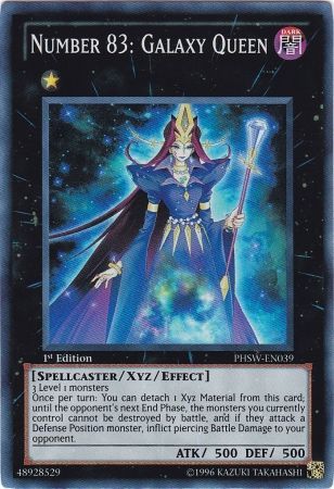 Number 83: Galaxy Queen - PHSW-EN039 - Super Rare - 1st Edition