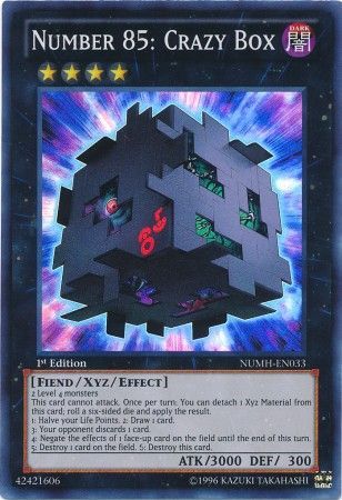 Number 85: Crazy Box - NUMH-EN033 - Super Rare - 1st Edition