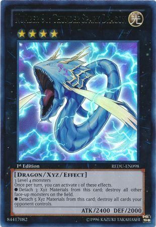 Number 91: Thunder Spark Dragon - REDU-EN098 - Ultra Rare - 1st Edition