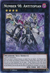 Number 98: Antitopian - DRL3-EN027 - Secret Rare - 1st Edition