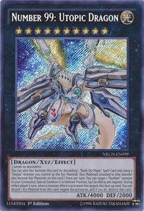 Number 99: Utopic Dragon - NECH-EN099 - Secret Rare - 1st Edition