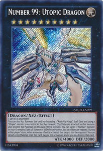 Number 99: Utopic Dragon - NECH-EN099 - Secret Rare - Unlimited