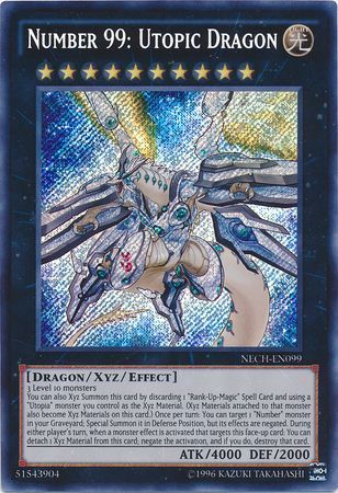 Number 99: Utopic Dragon - NECH-EN099 - Secret Rare - Unlimited